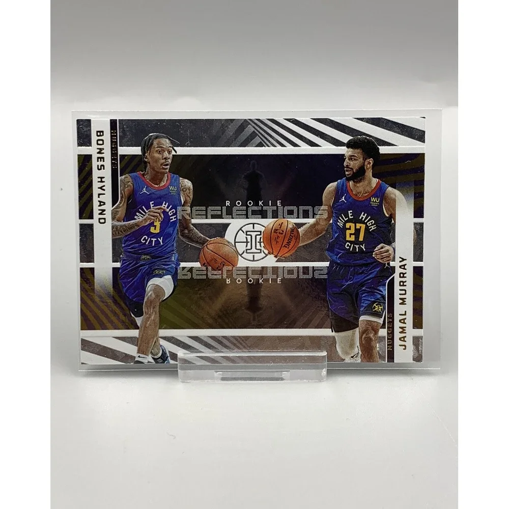 2021-22 Panini Illusions Bones Hyland‎ / Jamal Murray Rookie Reflections #15 !!